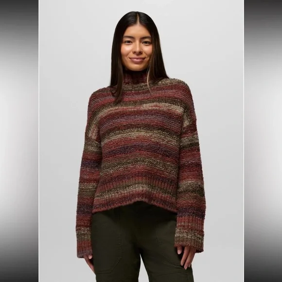 prAna NWT Unbounded Mock Neck Pullover Sweater - Picture 3 of 9